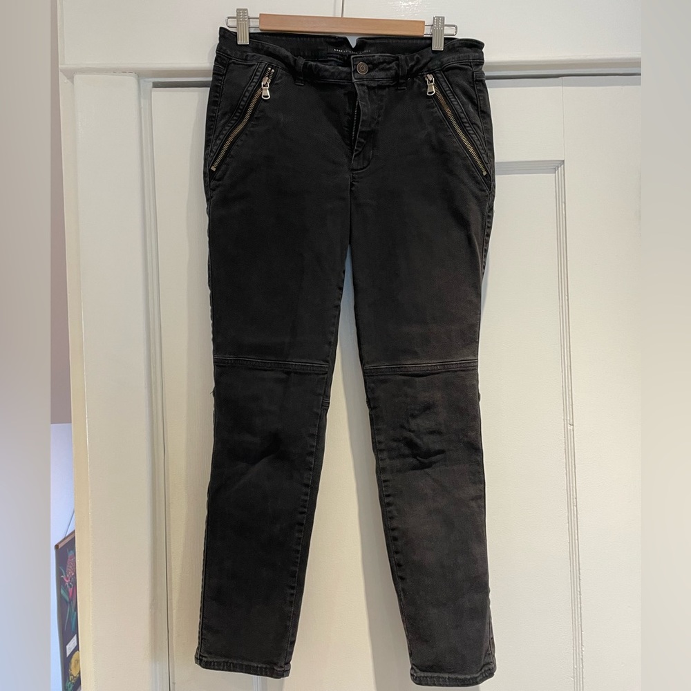 Black Marc by Marc Jacobs tapered denim-ish pants